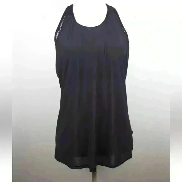 Lululemon Black and White Fit Physique Tank Size 8 - Picture 1 of 5